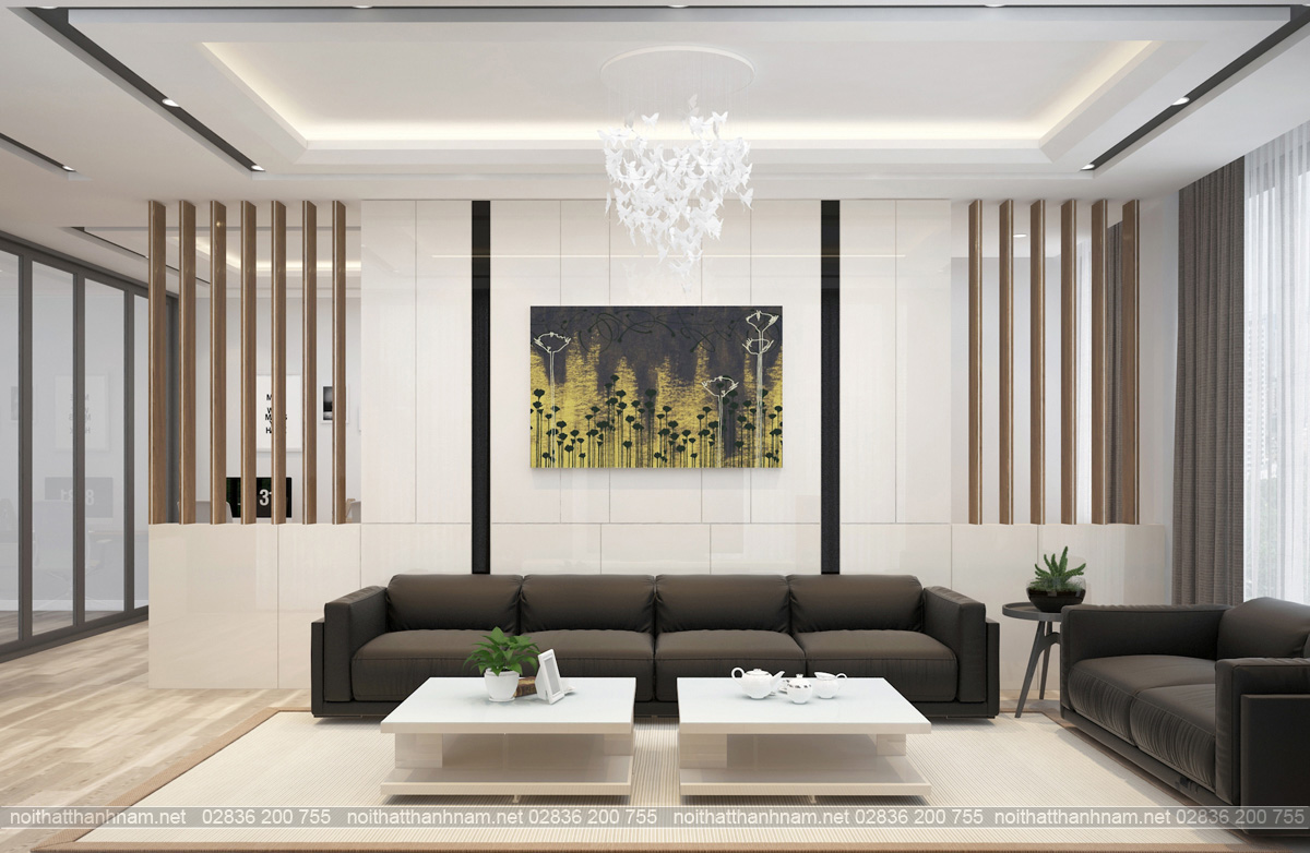 25+ mẫu thiết kế nội thất phòng khách biệt thự đẳng cấp - rcong.vn